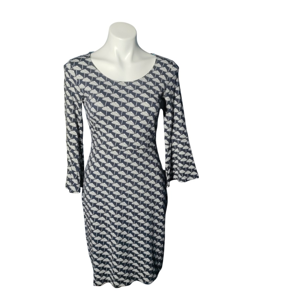 Boden Miriam Jersey Tunic Umbrella Printed Dress SZ US 4L, UK 8L